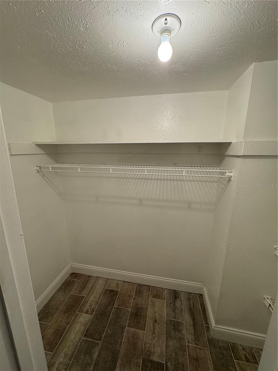 Primary closet