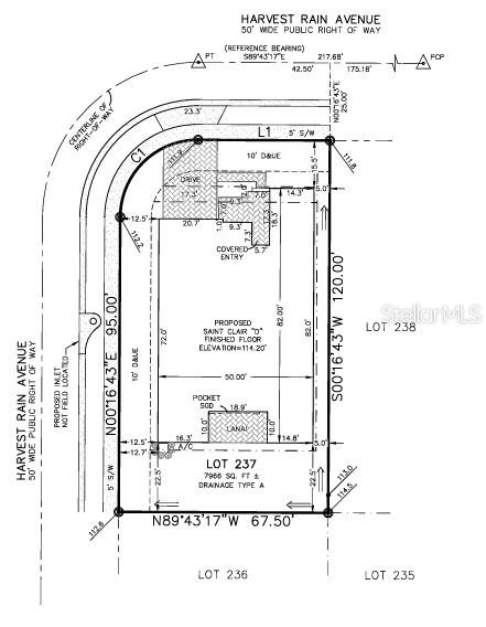 12940 Harvest Rain Avenue Preliminary Plot Plan