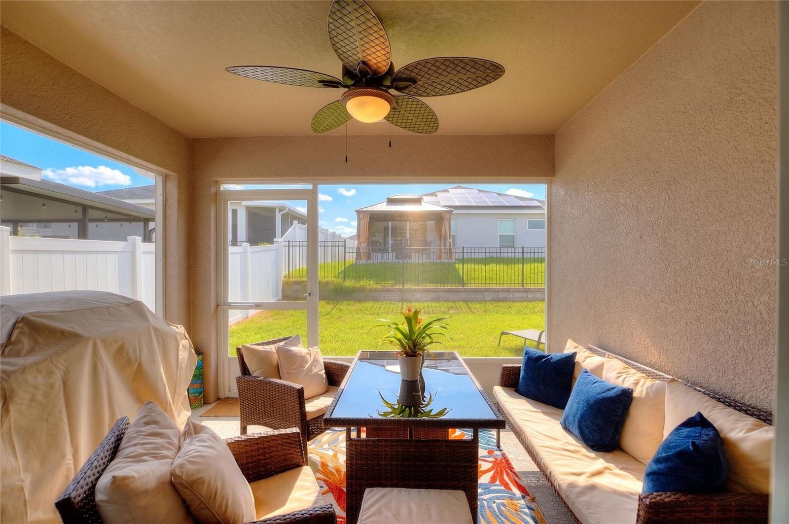 Private Screened Lanai to Relax Private Screened Lanai to Relax