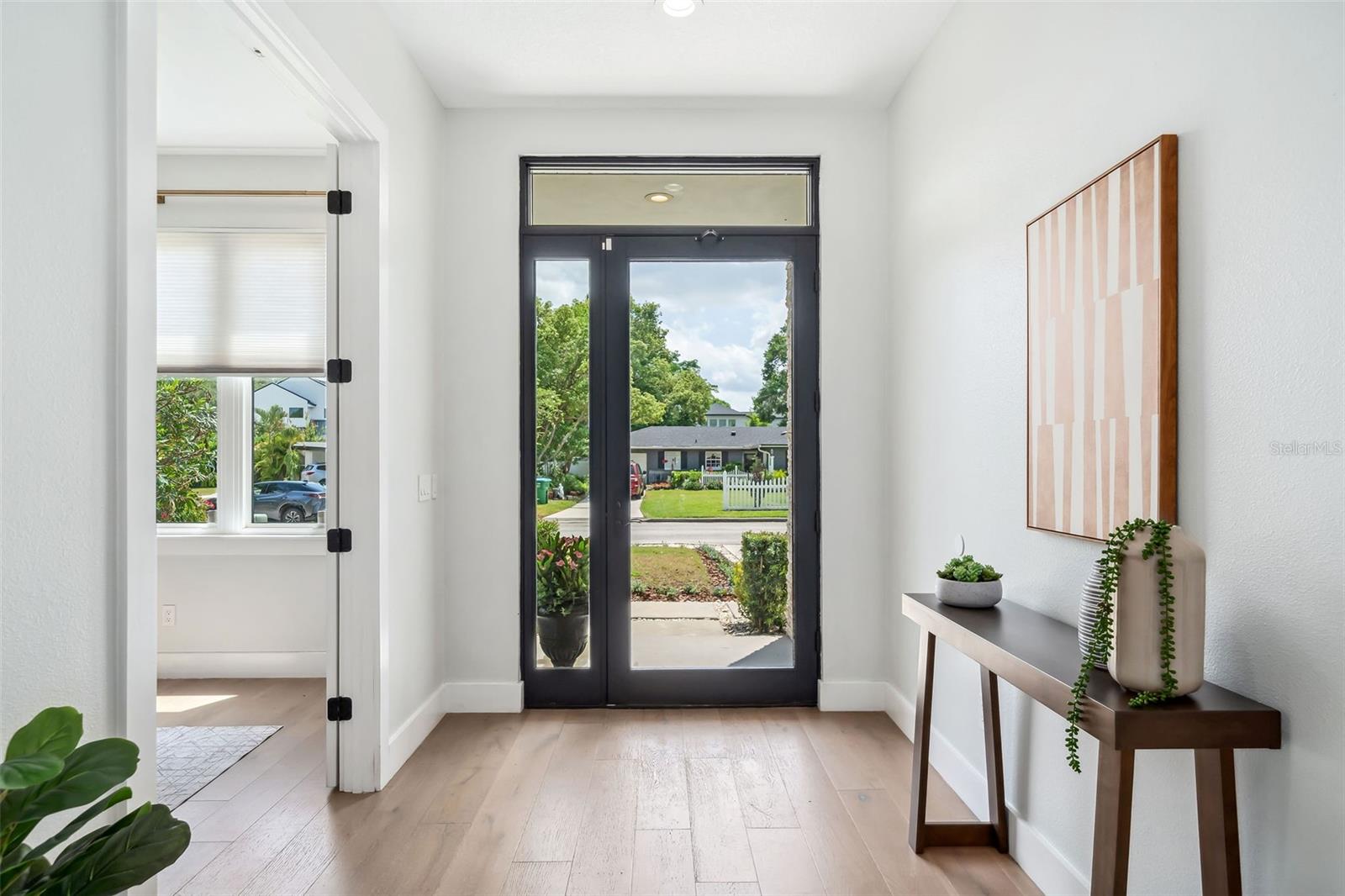 Nice wide open entry