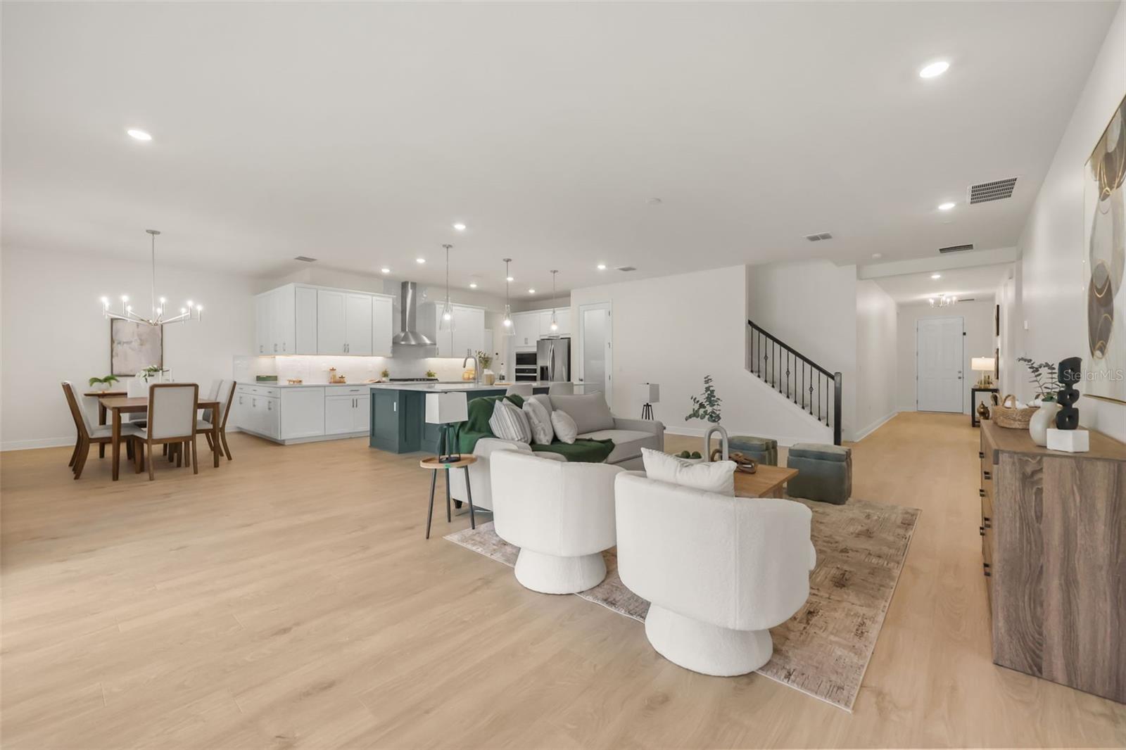 Open concept living room