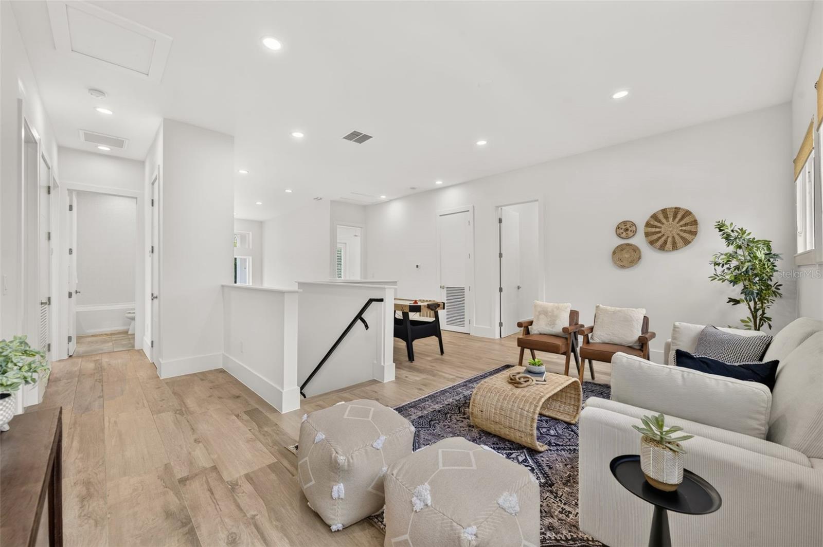 Upstairs loft area