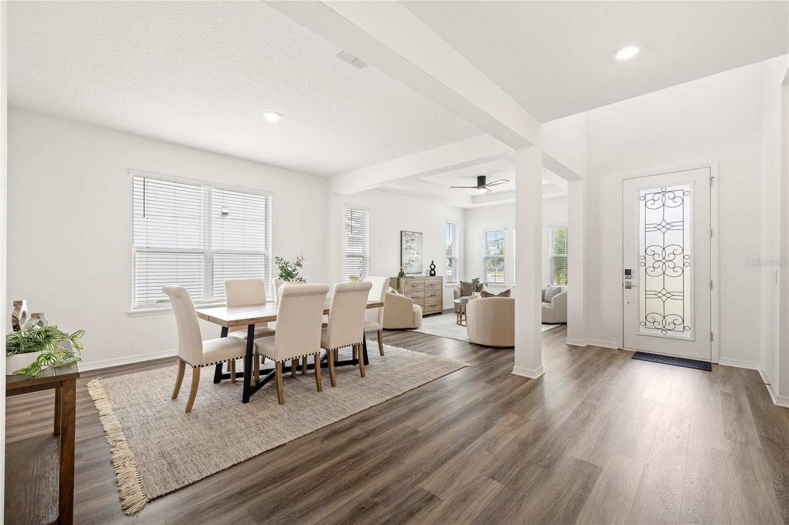 Foyer, Formal Living & Formal Dining