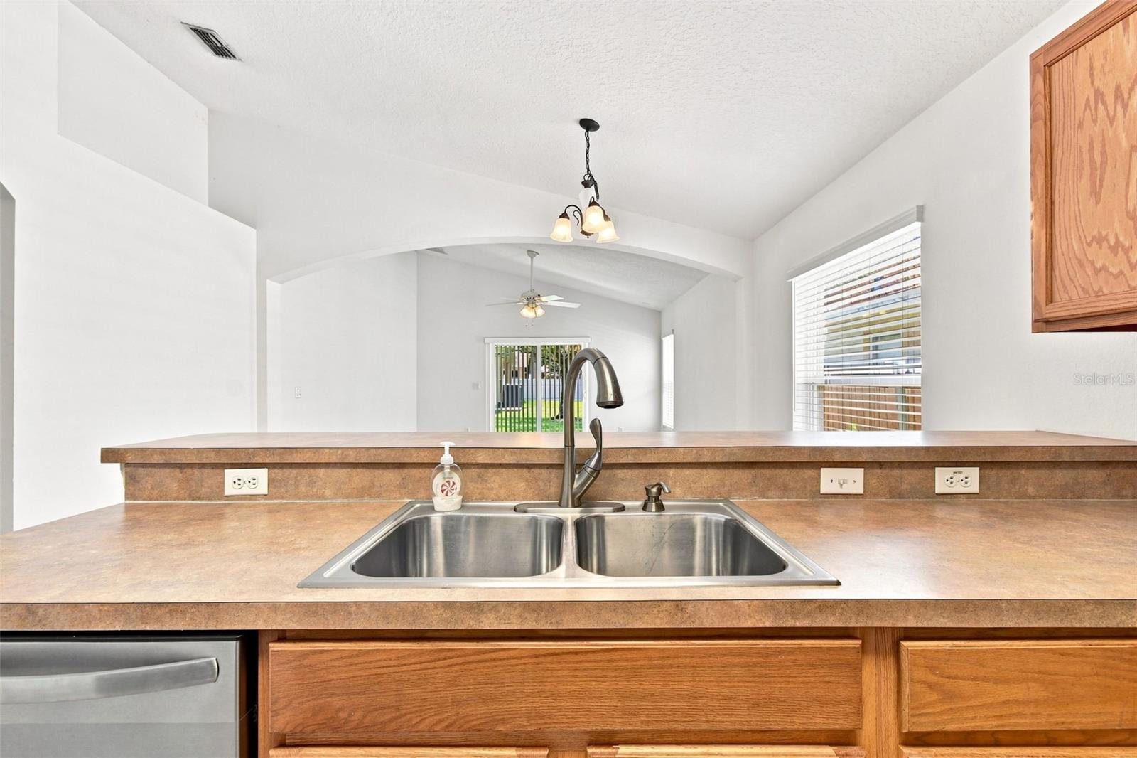 Breakfast Bar in Kitchen