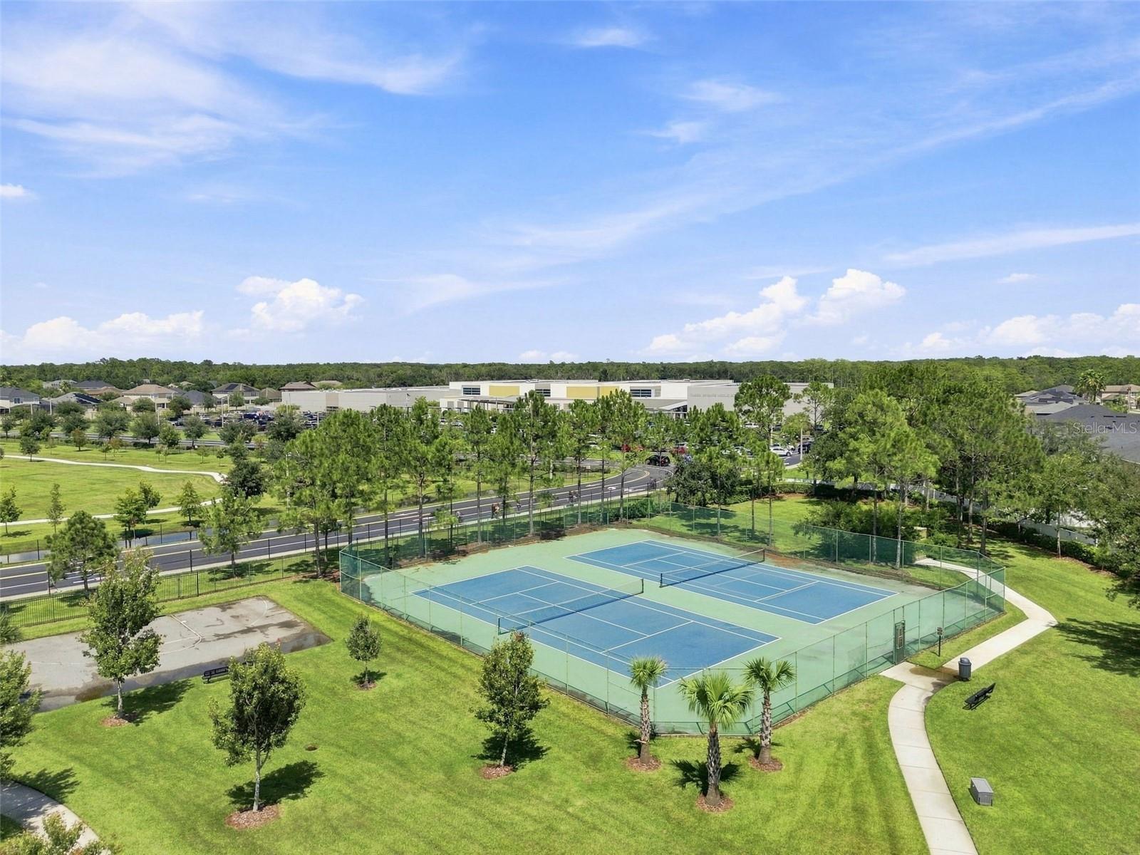 Community Tennis and Basketball Courts
