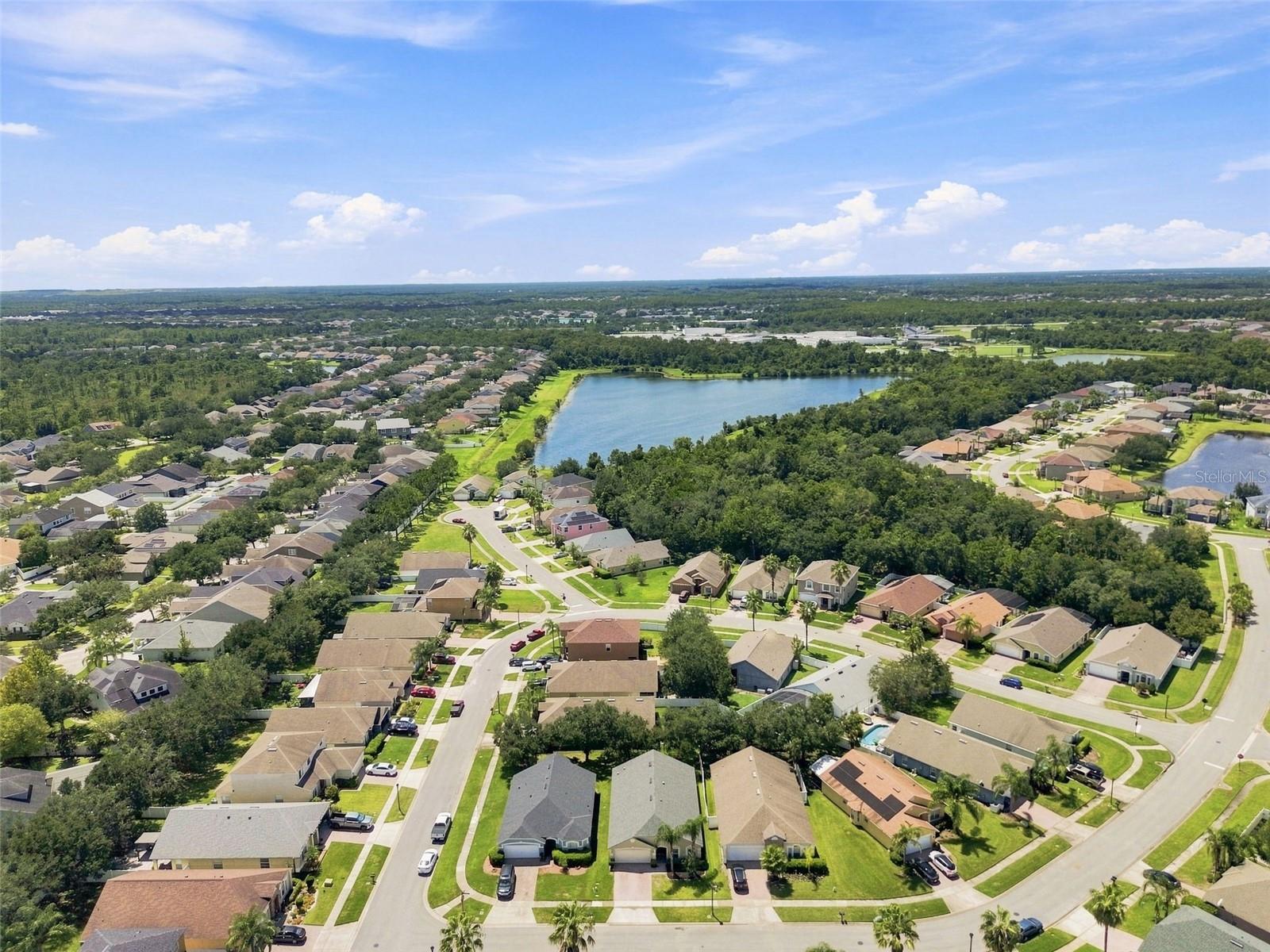 Ariel View of Community