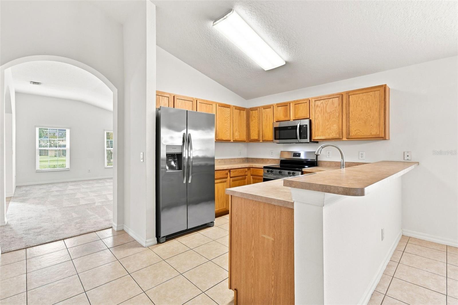 Breakfast Bar in Kitchen