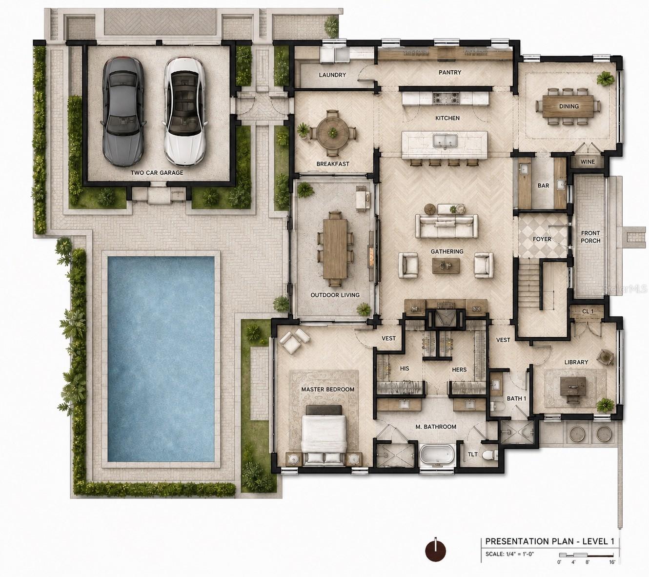 Renderings are artistic interpretations. Features and finishes may vary from final construction.