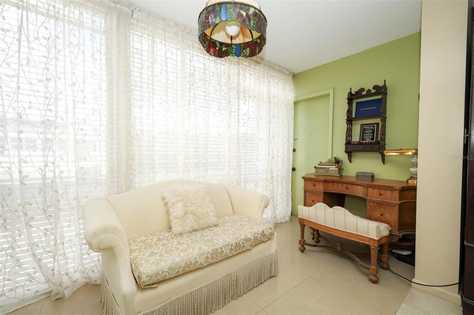 Rear exit with easy access to pool