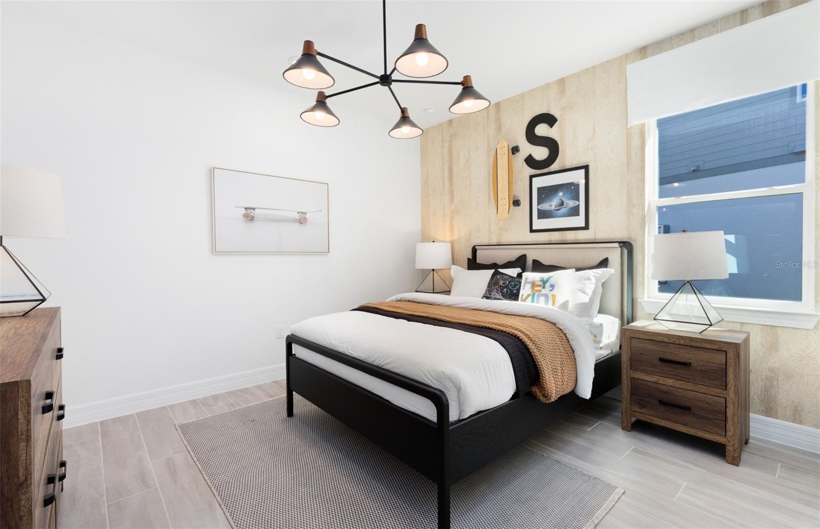 Model Home Design Only. Pictures and furnishings are for illustrative purposes only. Elevations, colors and options may vary. Furniture is for model home staging only.