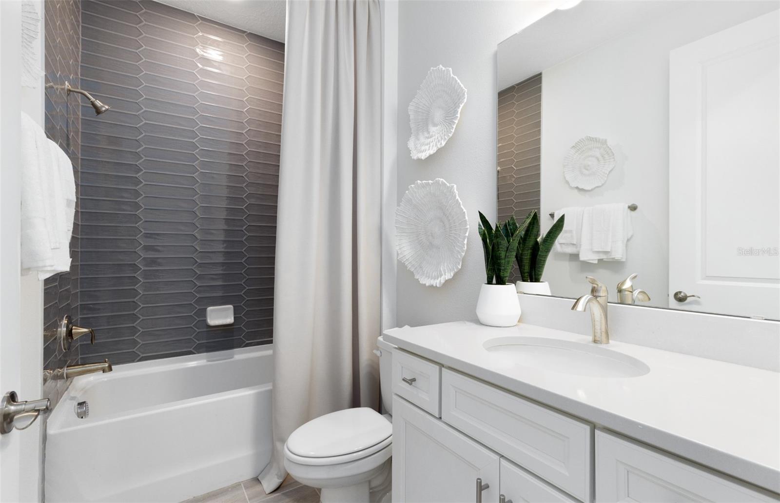 Model Home Design Only. Pictures and furnishings are for illustrative purposes only. Elevations, colors and options may vary. Furniture is for model home staging only.