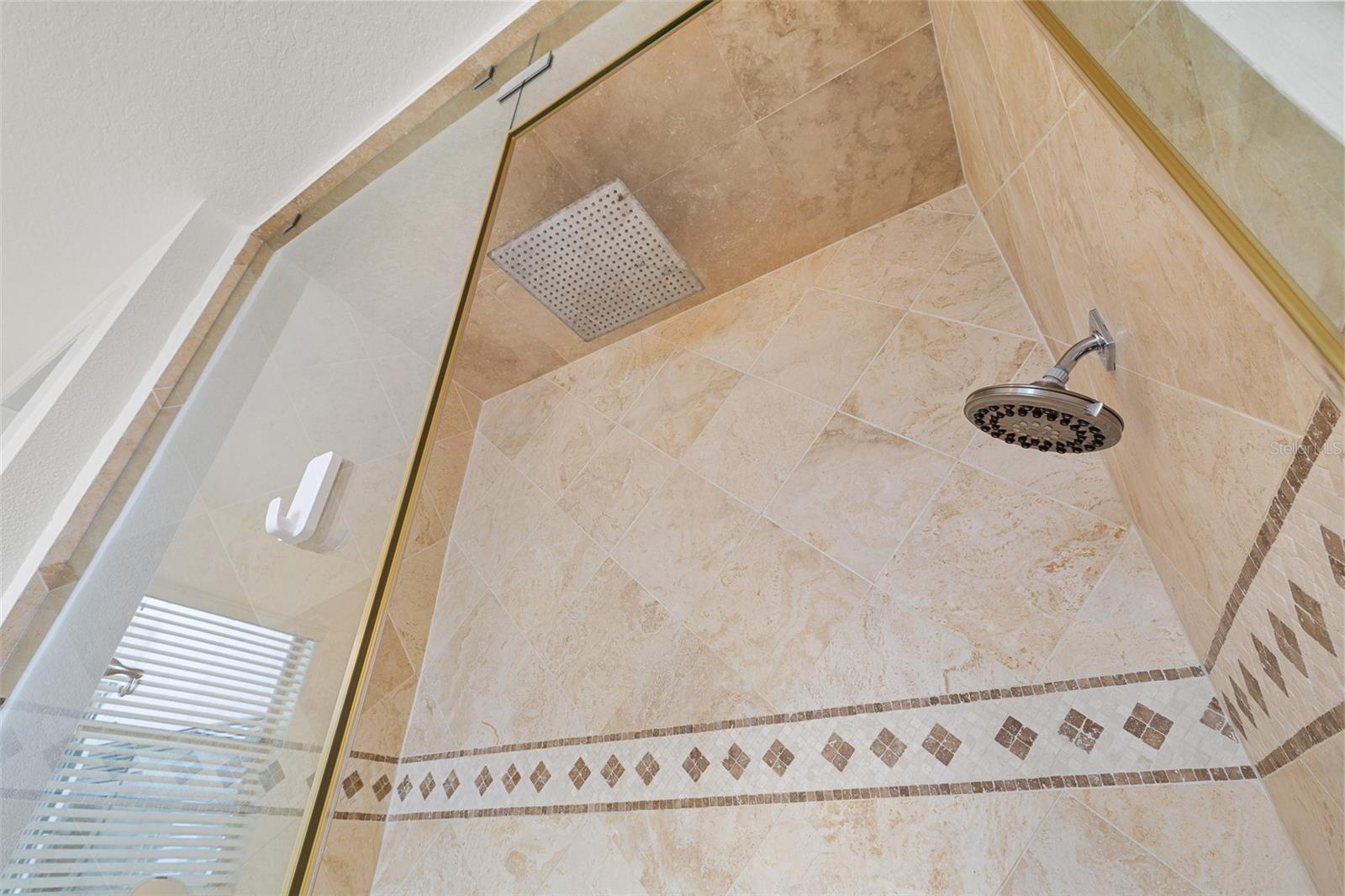 Shower with sauna