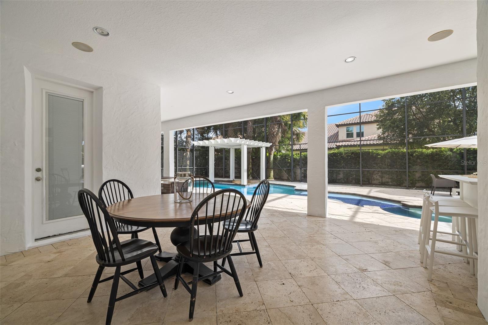 Travertine flooring. Virtually Cleaned / Digitally Enhanced