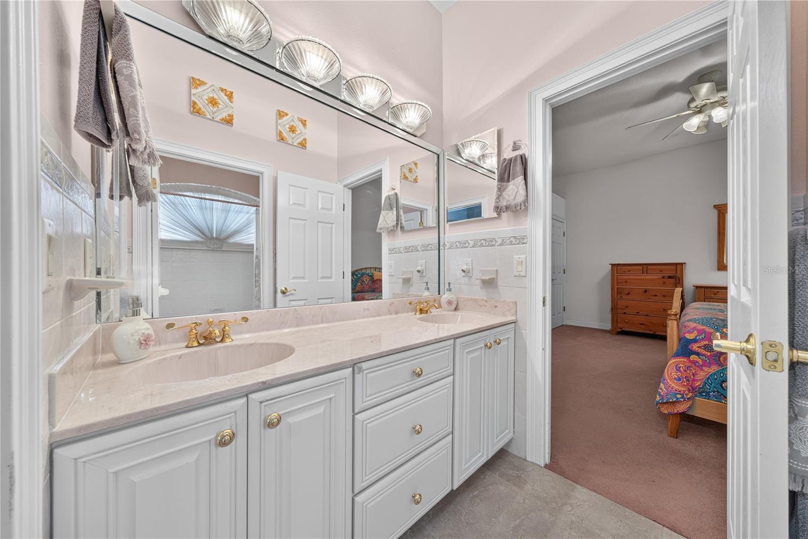 Jack and Jill bath for bedrooms #2 and #3.