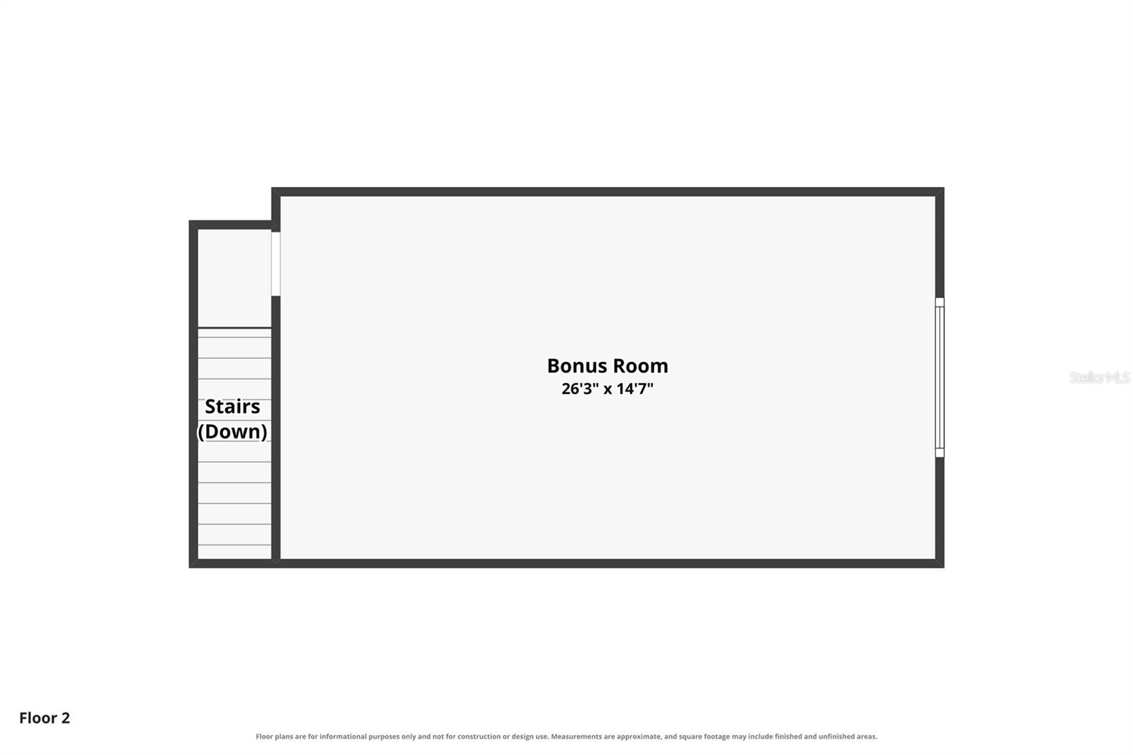 2nd floor bonus room.