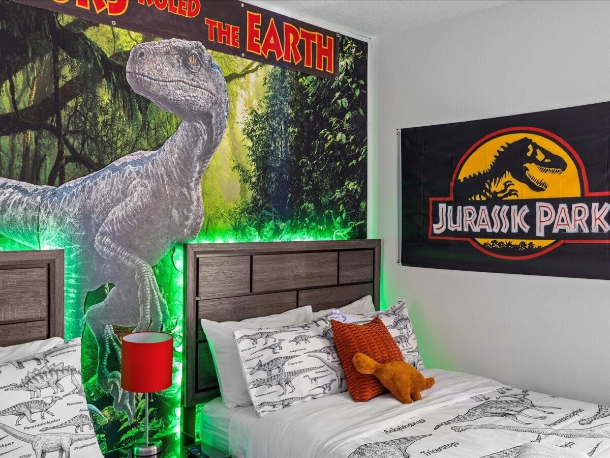 Themed bedroom - Jurassic Park