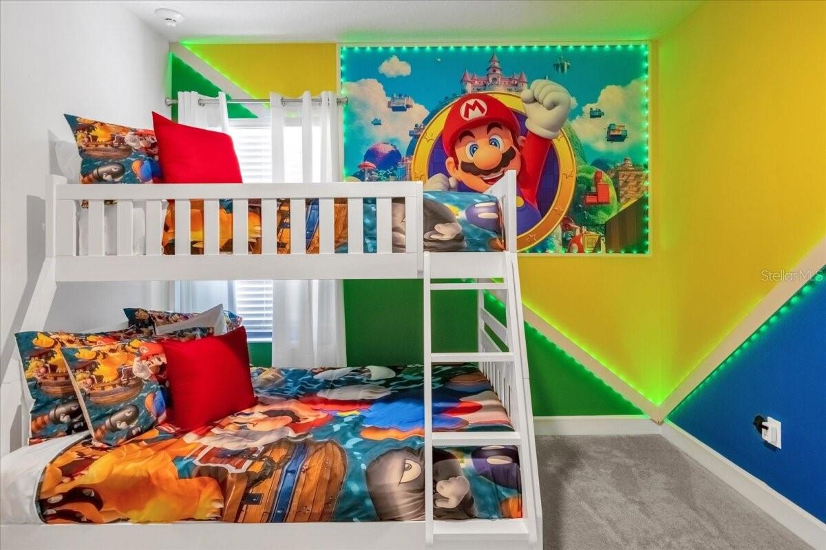 Themed bedroom - Mario Bros