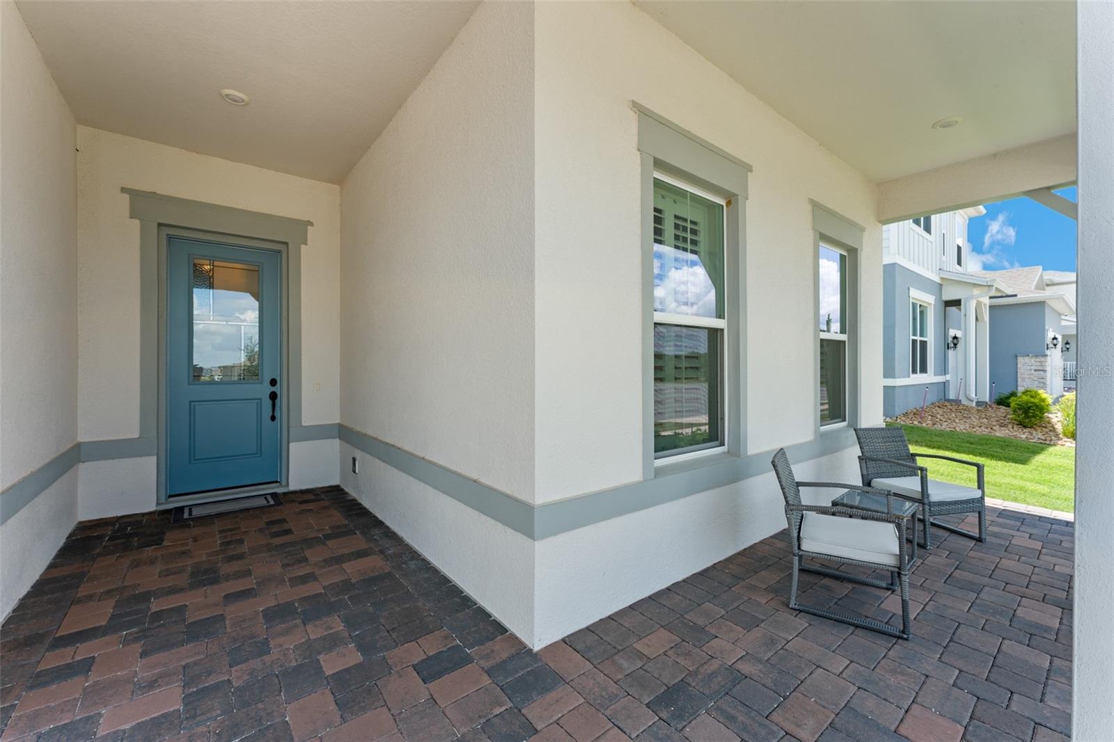 Enjoy your morning coffee on the front porch.