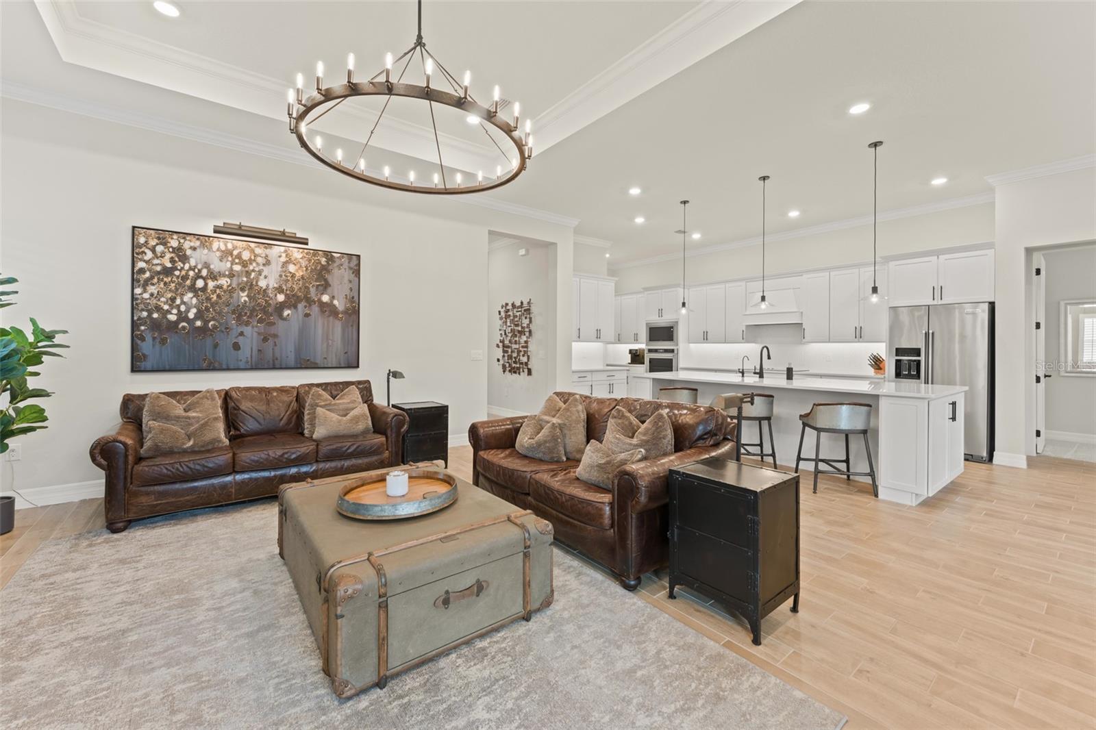 Your stunning Kitchen and Living Areas.