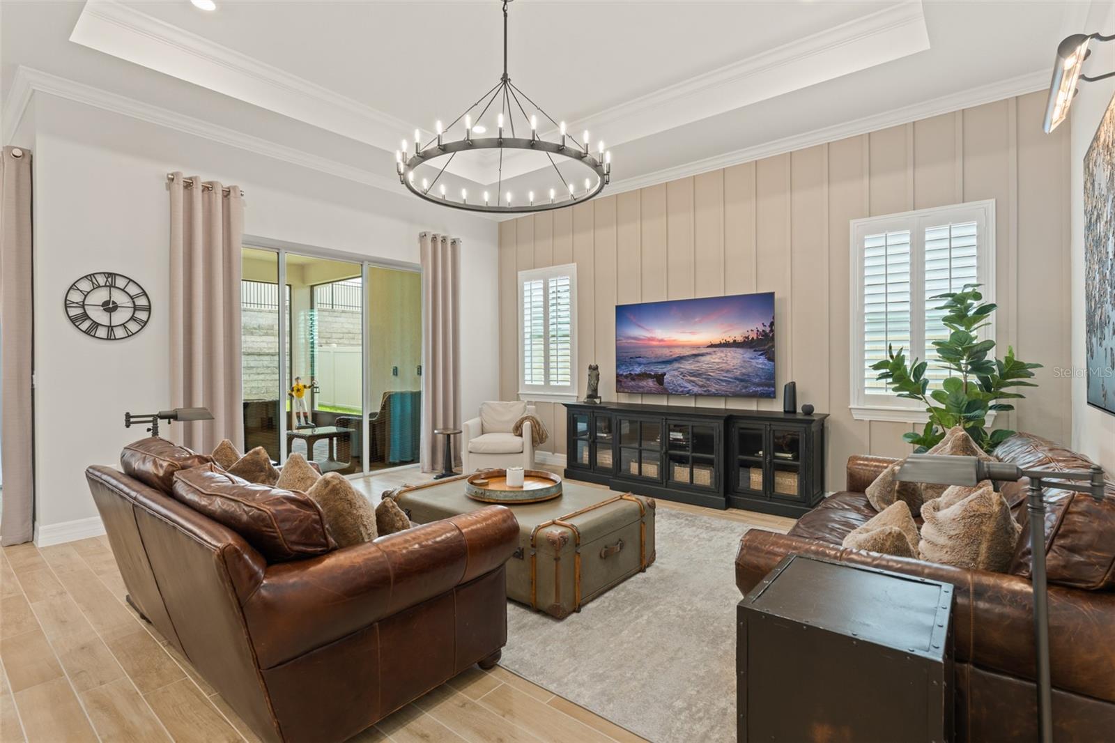 Pocket Sliding Door access to Patio from Living Room.