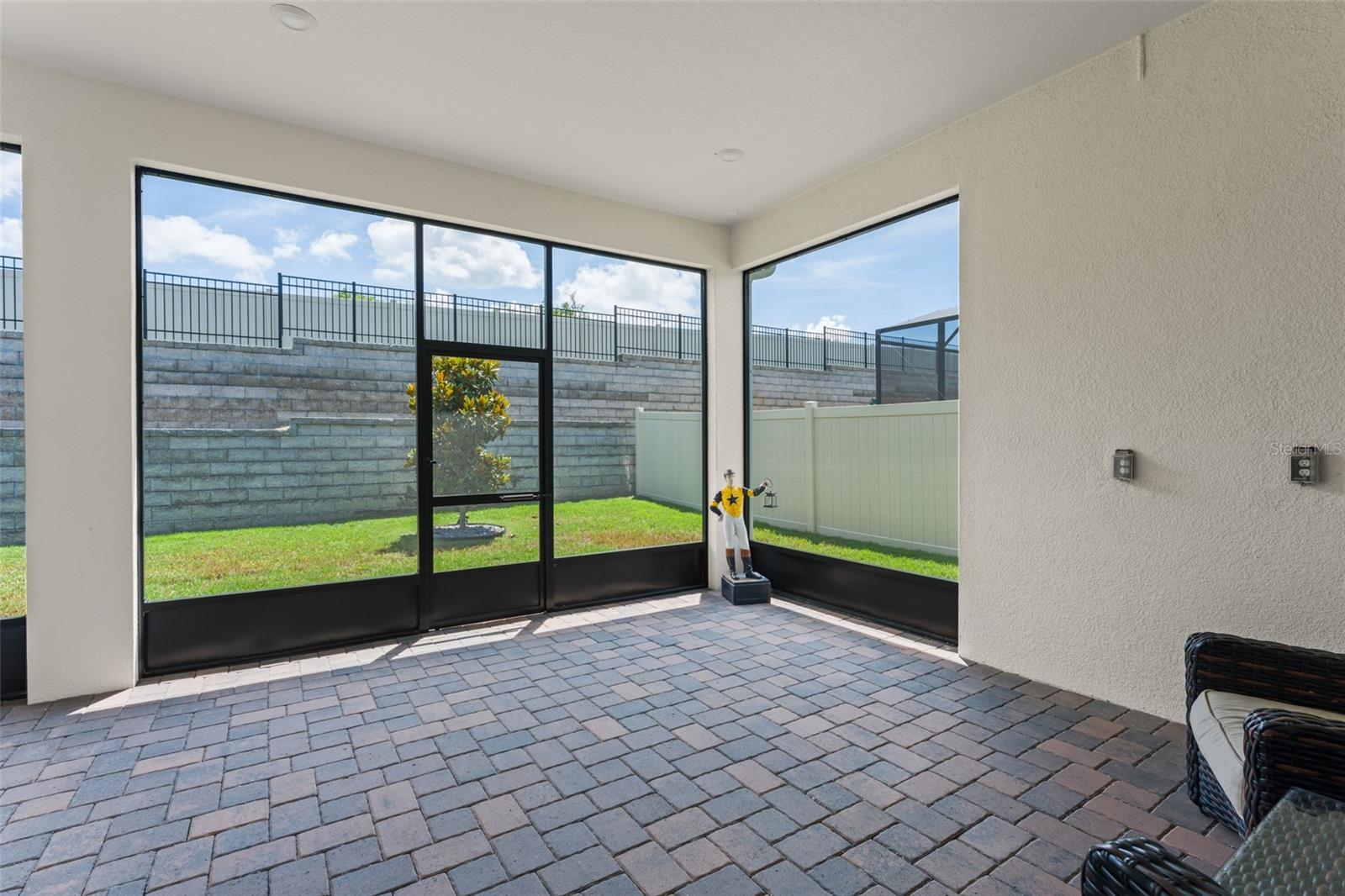 Fully screened in Oversized Patio