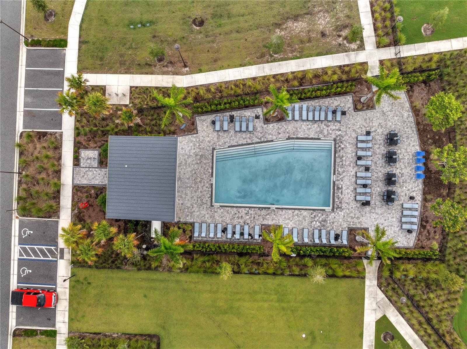 aerial pool