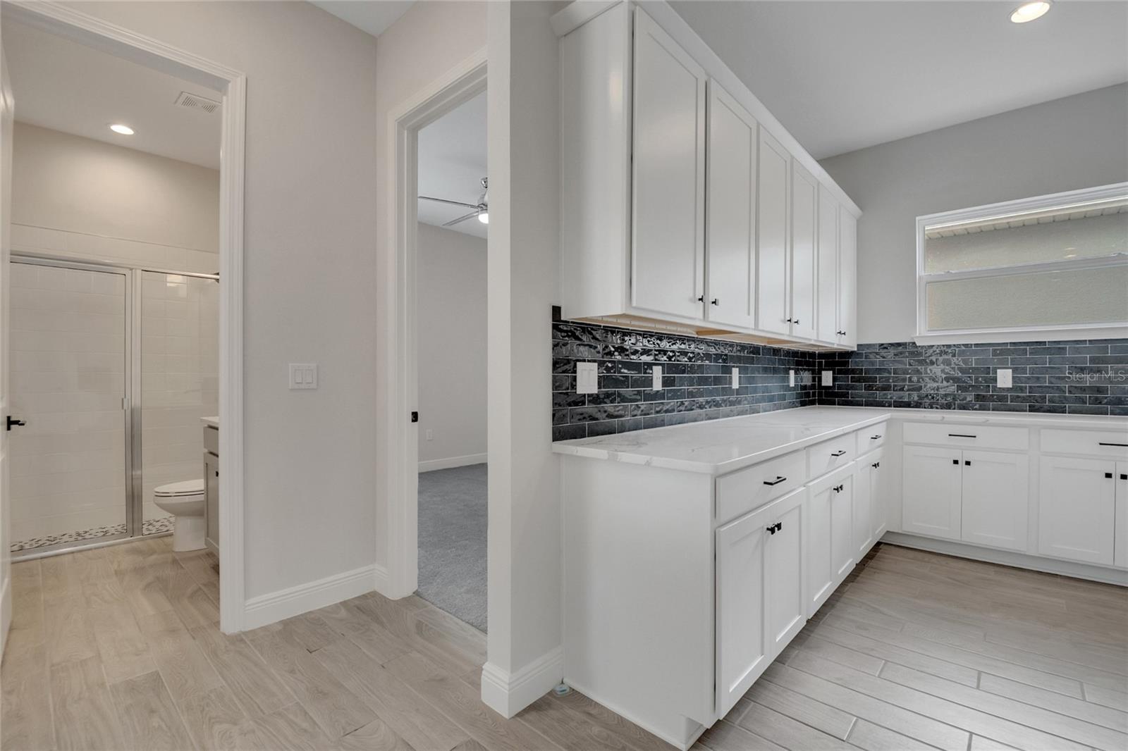 transition to bedroom