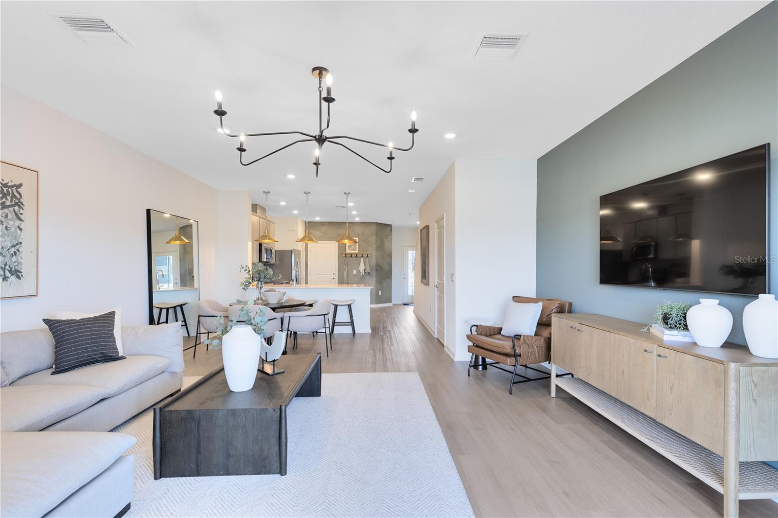 Model Home Design Only. Pictures and furnishings are for illustrative purposes only. Elevations, colors and options may vary. Furniture is for model home staging only.
