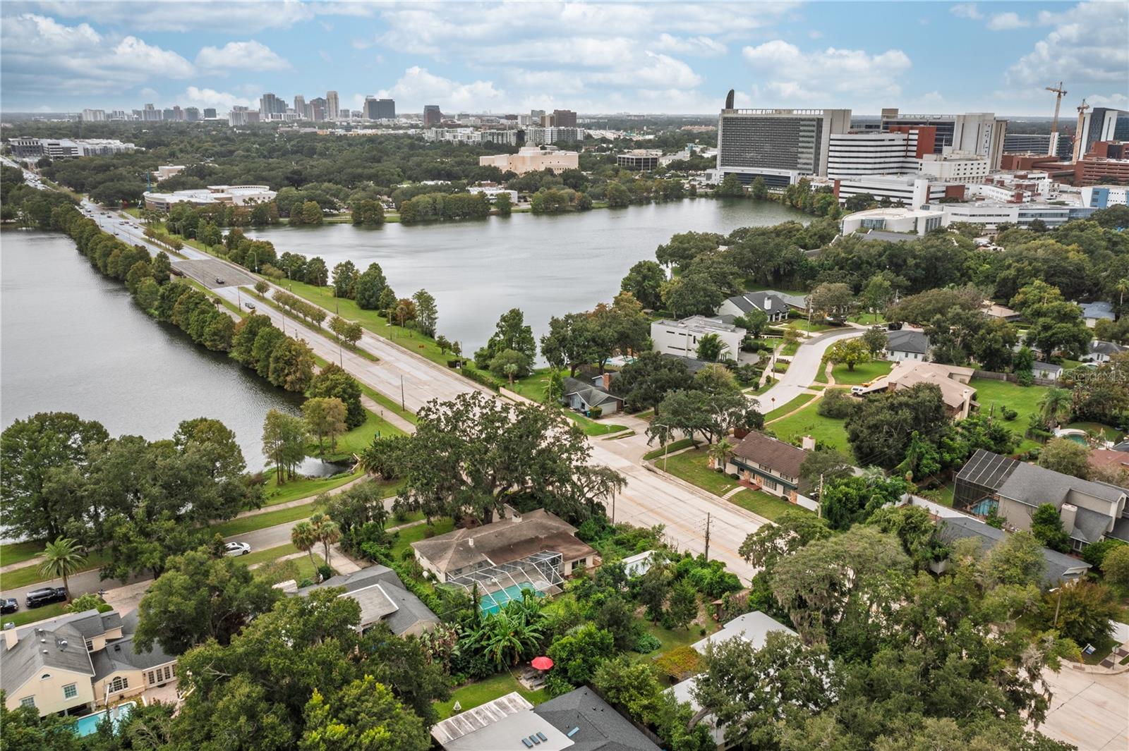 Lake Estelle, AdventHealth, Loch Haven Park and downtown Orlando.