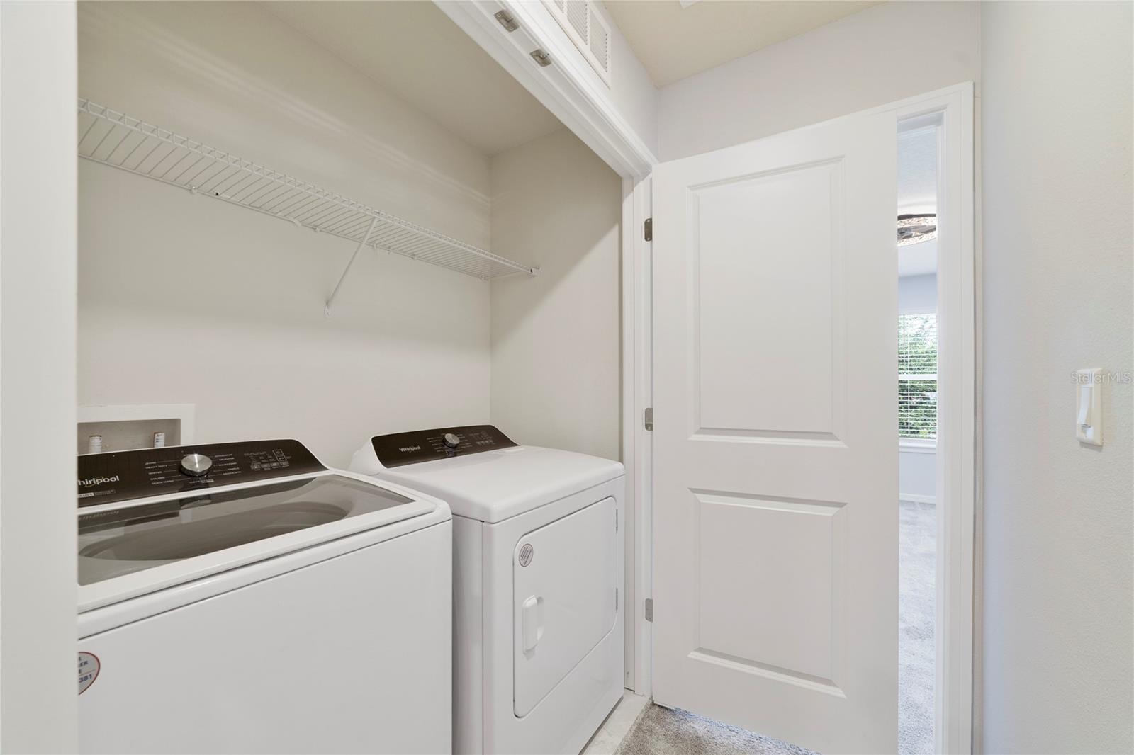 Second floor laundry