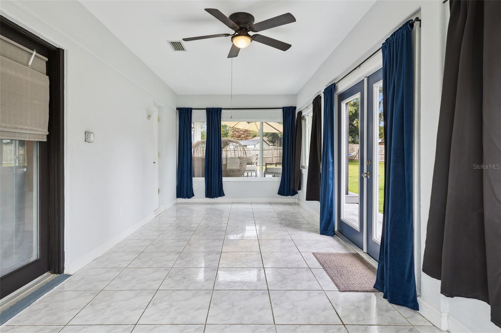 Florida room under AC
