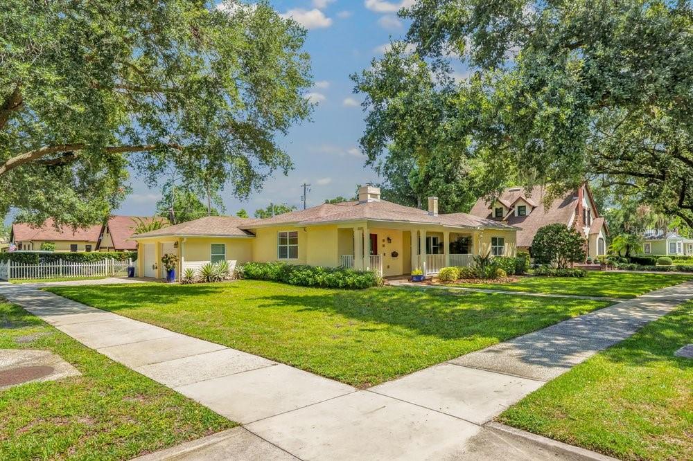 Oversized Corner Lot with double side entry Garage
