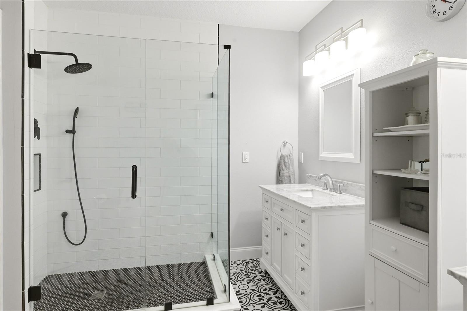 Seamless Luxury Glass Walk-In Shower
