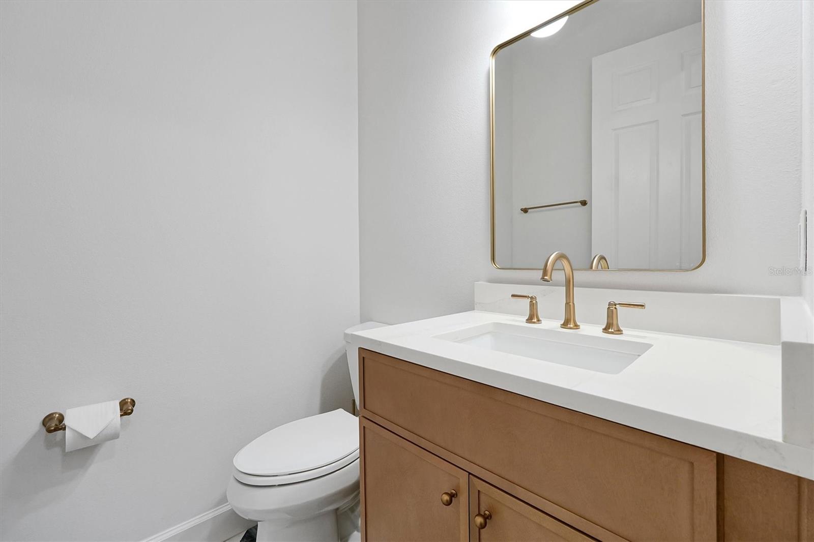 Downstairs half bath