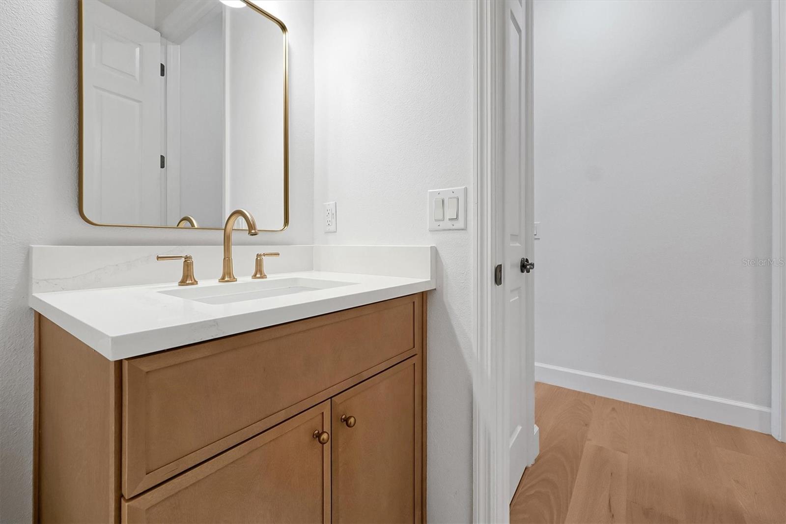 Downstairs half bath