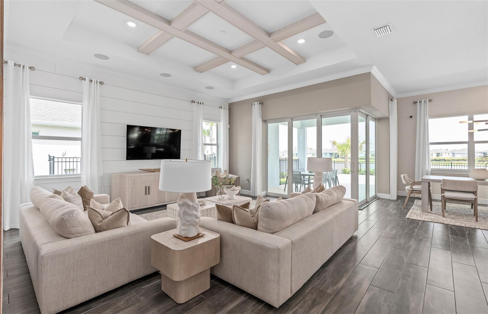Model Home Design Only. Pictures and furnishings are for illustrative purposes only. Elevations, colors and options may vary. Furniture is for model home staging only.