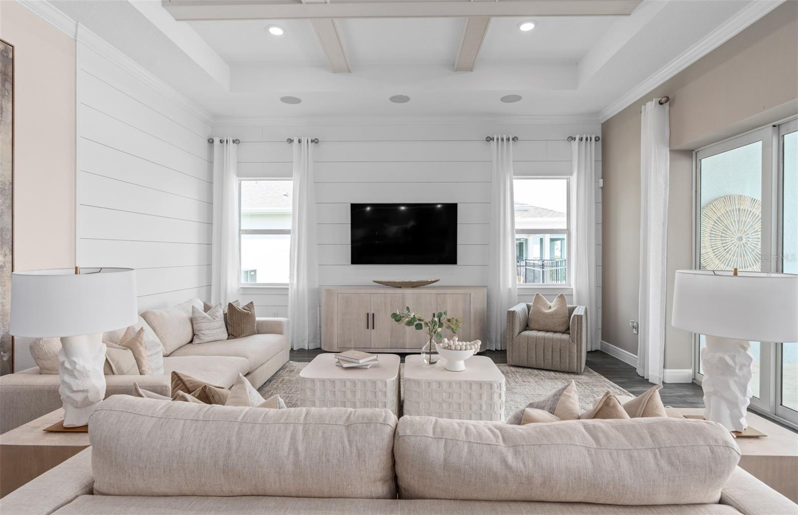 Model Home Design Only. Pictures and furnishings are for illustrative purposes only. Elevations, colors and options may vary. Furniture is for model home staging only.