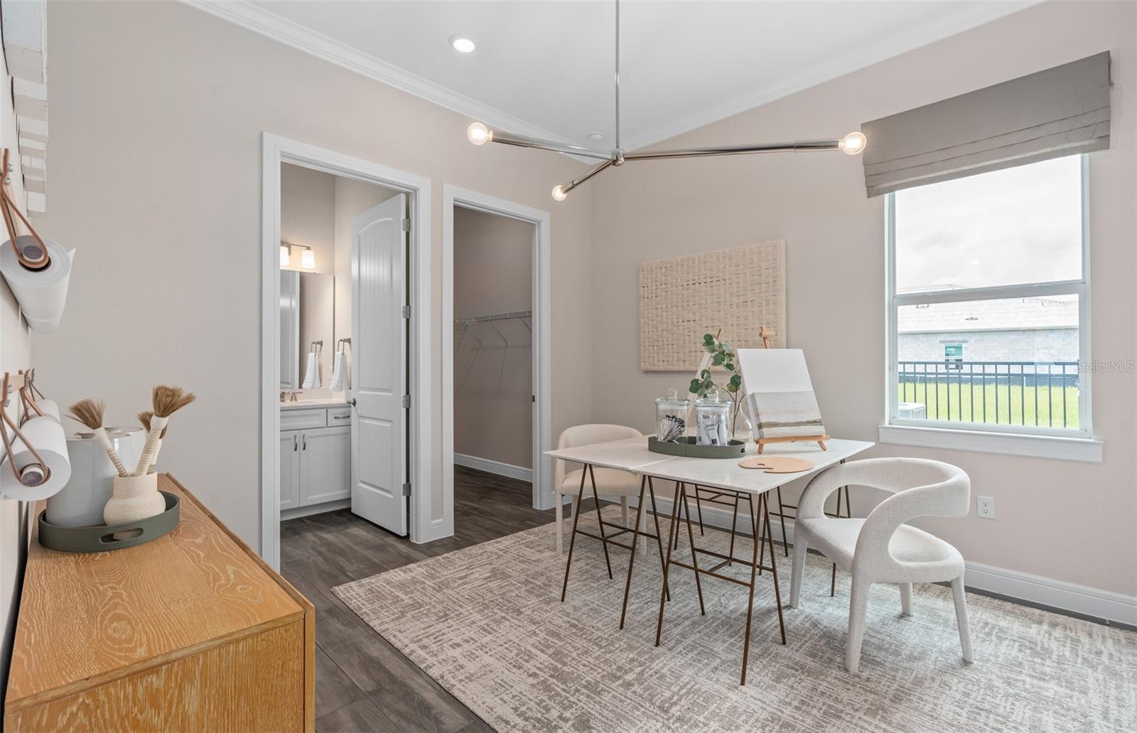 Model Home Design Only. Pictures and furnishings are for illustrative purposes only. Elevations, colors and options may vary. Furniture is for model home staging only.