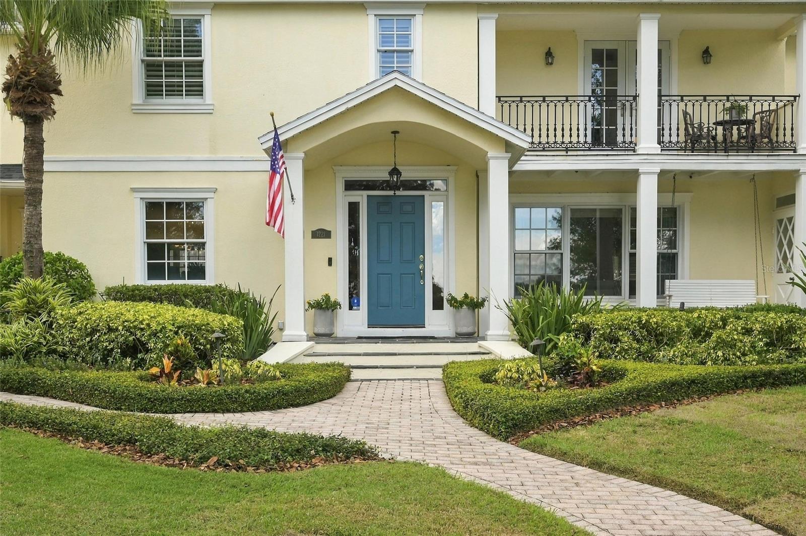 Front Entry  Classic Colonial Architecture