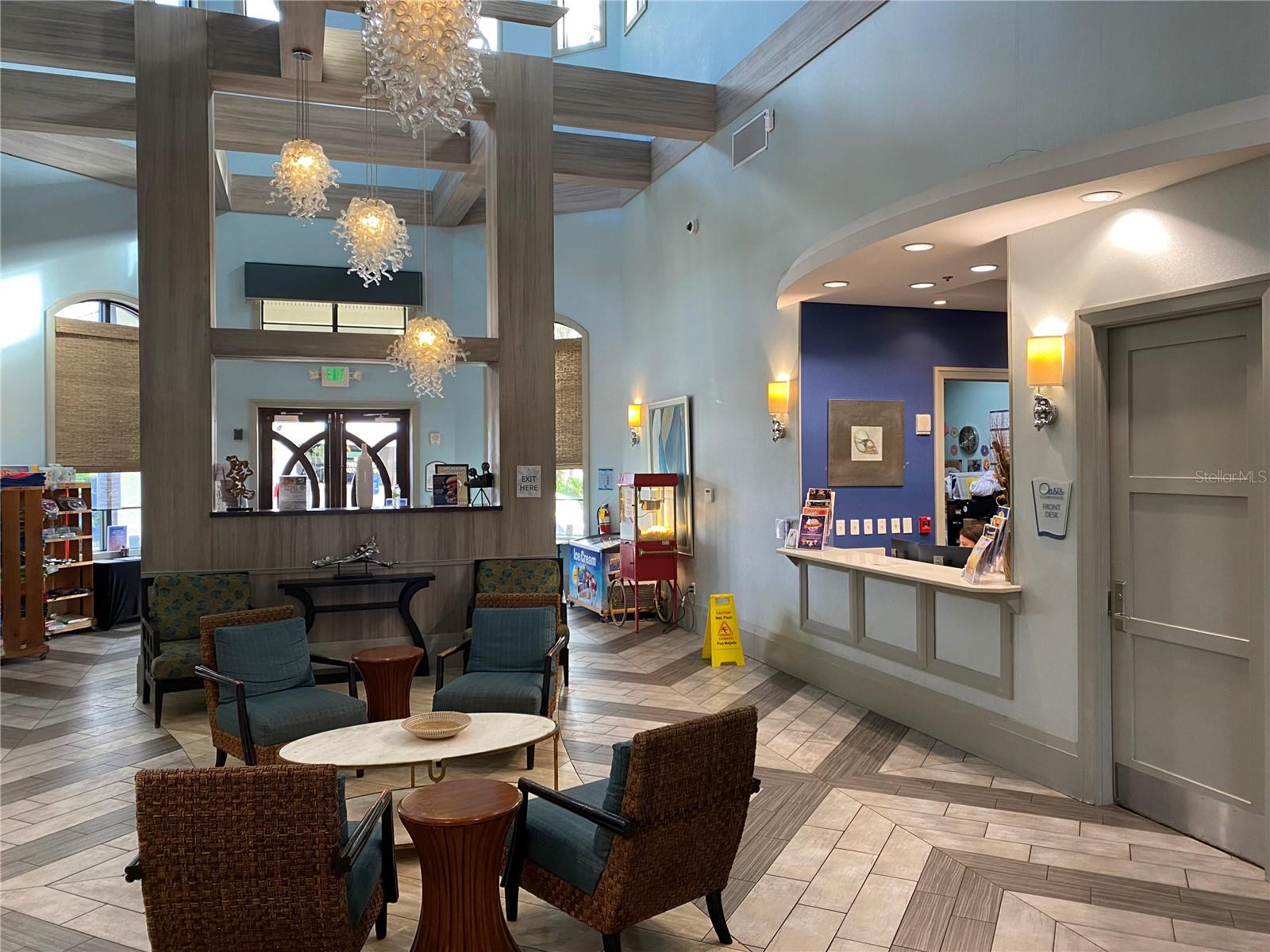 Oasis front desk
