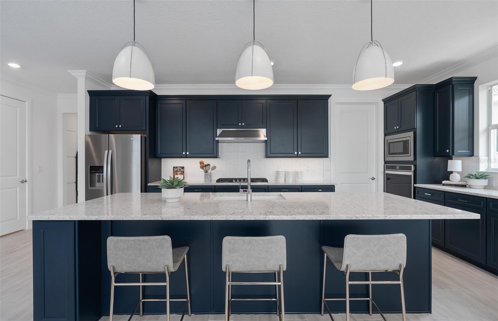 Model Home Design Only. Pictures and furnishings are for illustrative purposes only. Elevations, colors and options may vary. Furniture is for model home staging only.