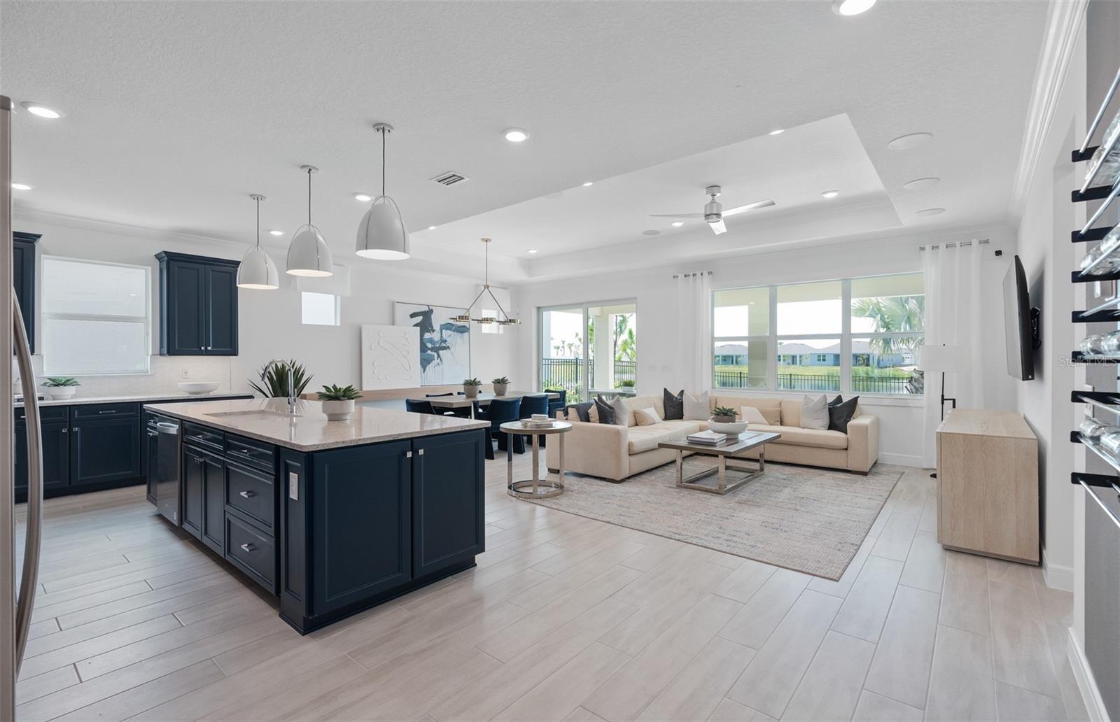 Model Home Design Only. Pictures and furnishings are for illustrative purposes only. Elevations, colors and options may vary. Furniture is for model home staging only.