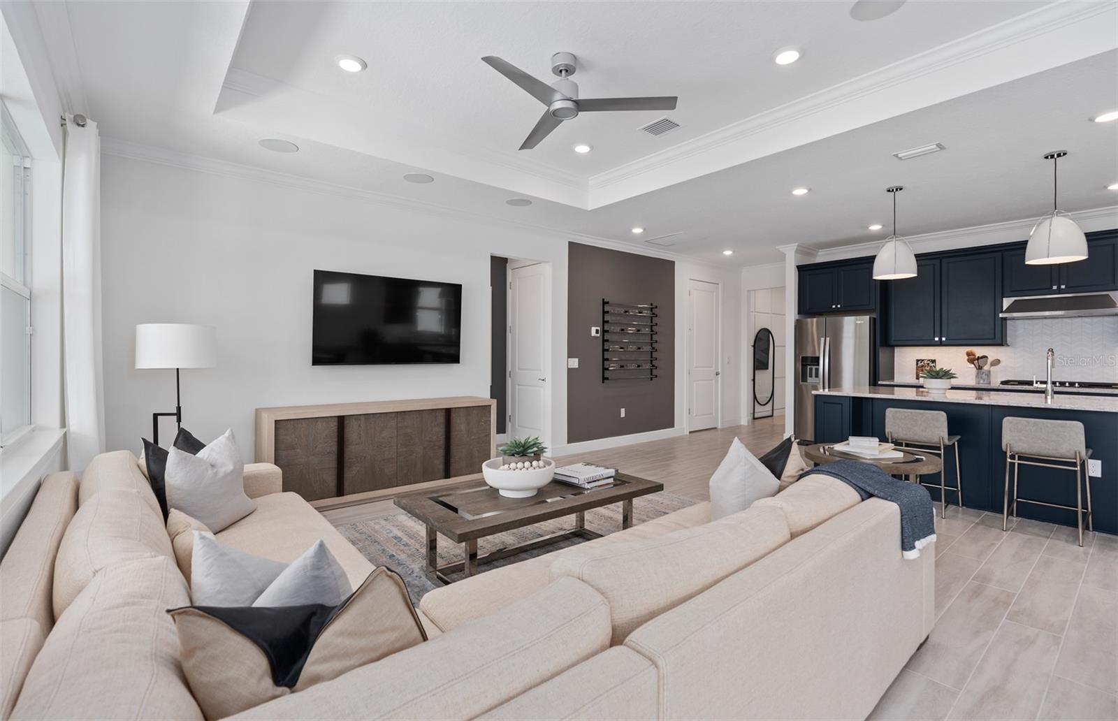 Model Home Design Only. Pictures and furnishings are for illustrative purposes only. Elevations, colors and options may vary. Furniture is for model home staging only.