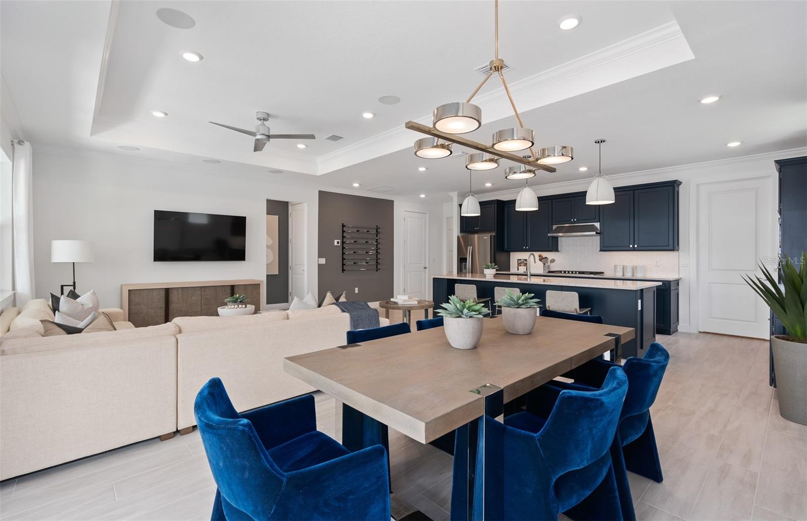 Model Home Design Only. Pictures and furnishings are for illustrative purposes only. Elevations, colors and options may vary. Furniture is for model home staging only.