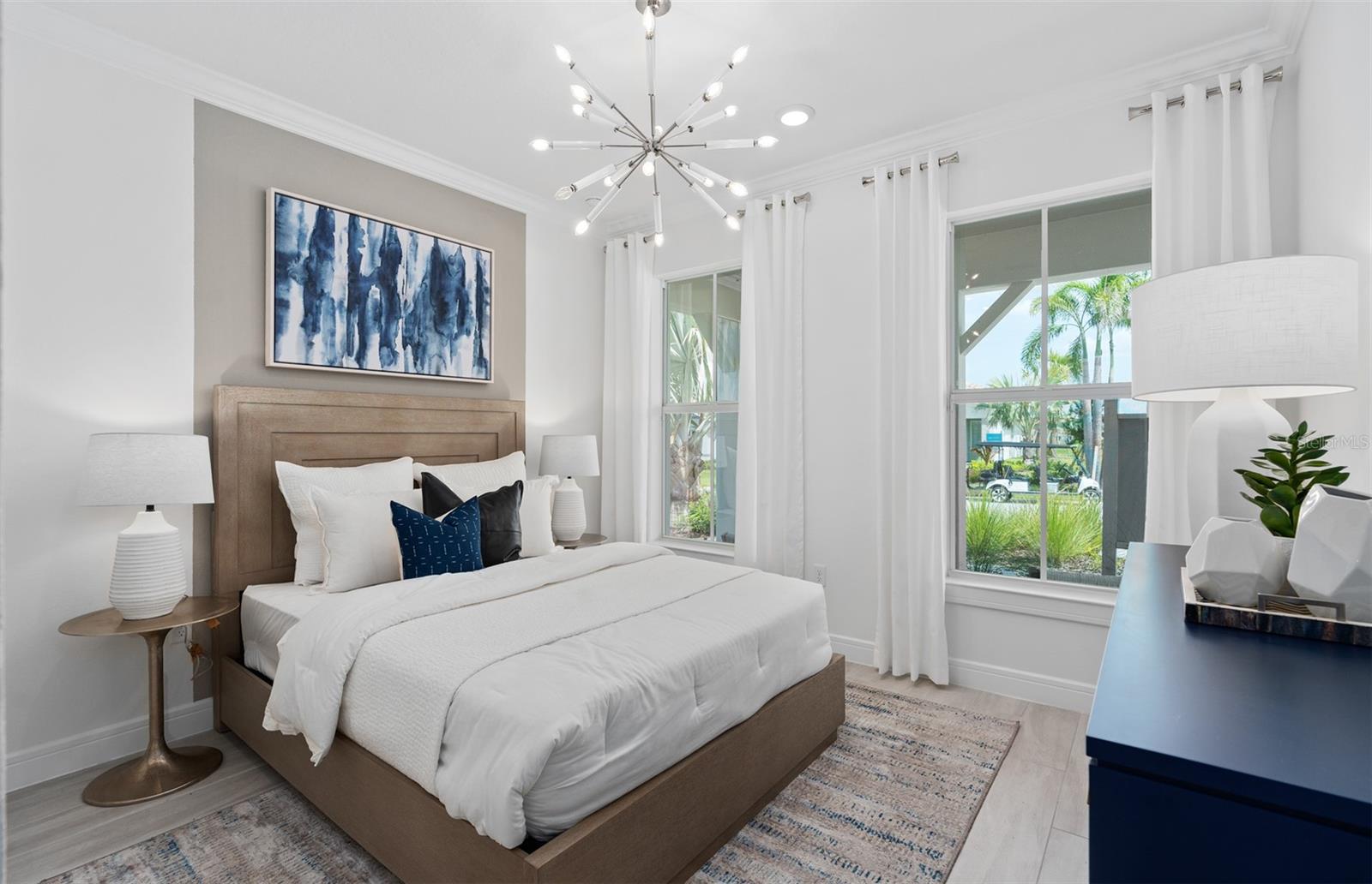 Model Home Design Only. Pictures and furnishings are for illustrative purposes only. Elevations, colors and options may vary. Furniture is for model home staging only.
