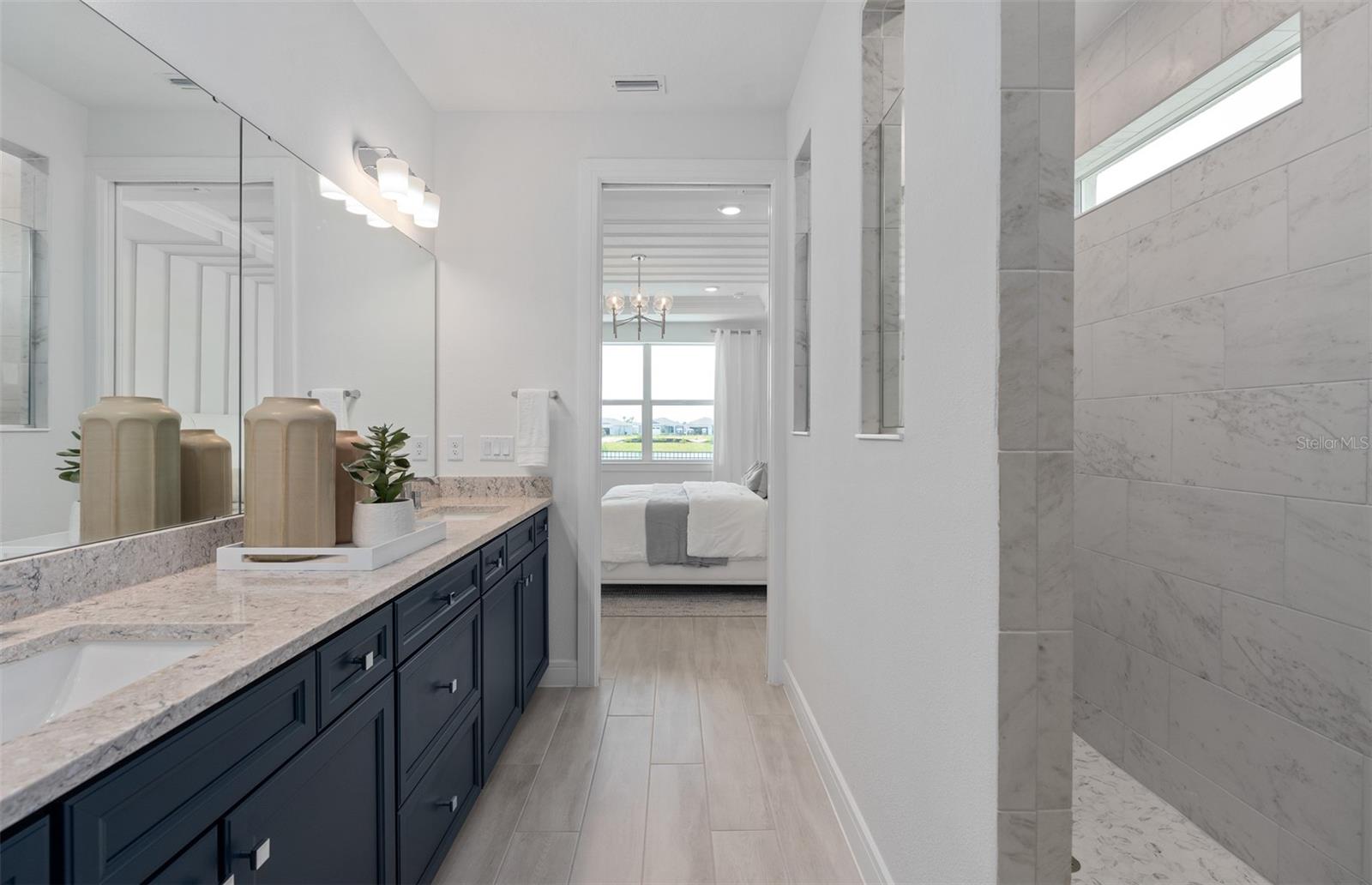Model Home Design Only. Pictures and furnishings are for illustrative purposes only. Elevations, colors and options may vary. Furniture is for model home staging only.