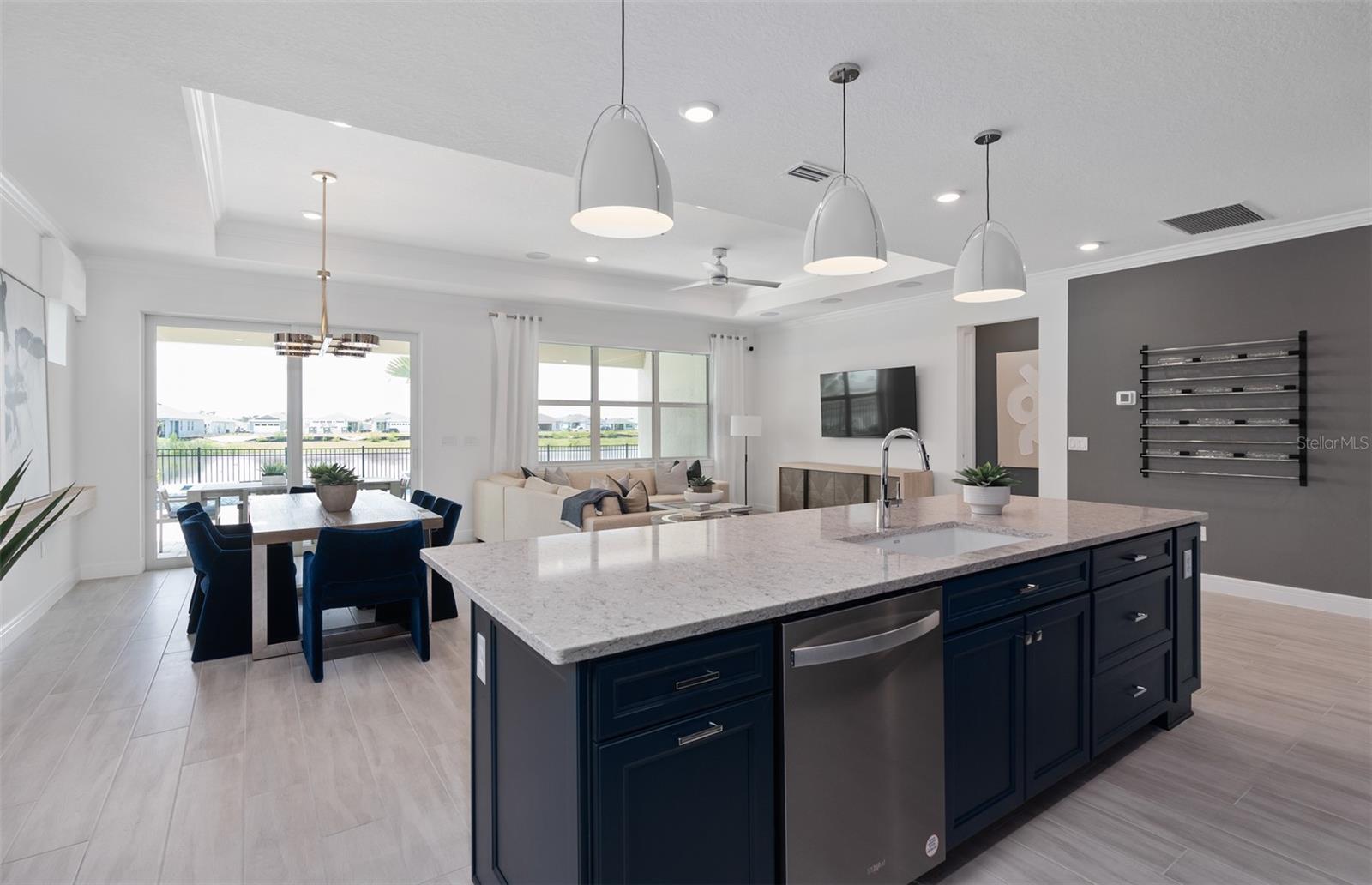 Model Home Design Only. Pictures and furnishings are for illustrative purposes only. Elevations, colors and options may vary. Furniture is for model home staging only.