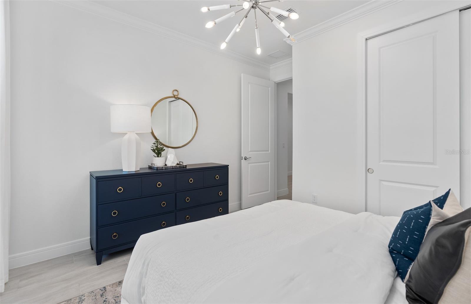 Model Home Design Only. Pictures and furnishings are for illustrative purposes only. Elevations, colors and options may vary. Furniture is for model home staging only.