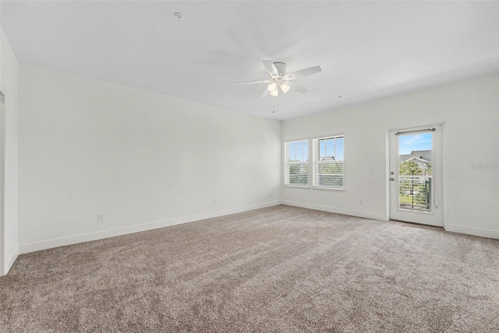 Primary Bedroom accesses door to Balcony