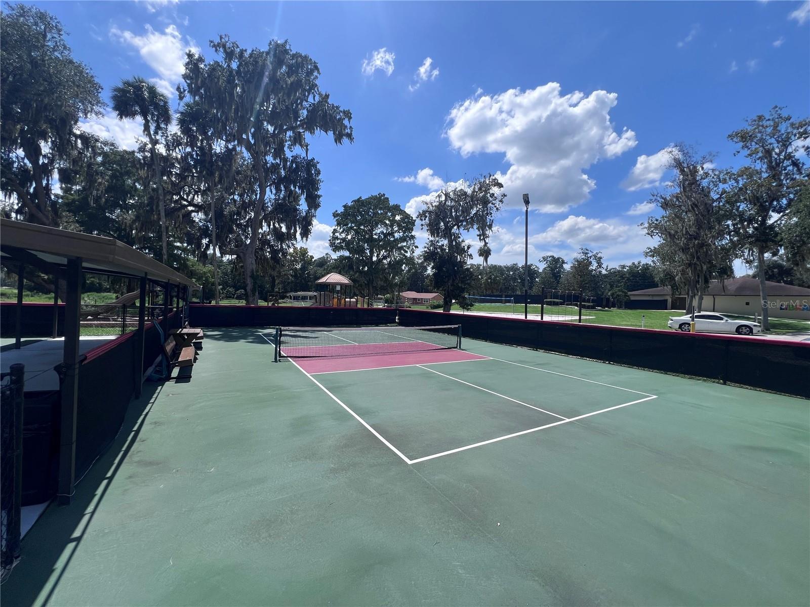 Tennis and pickleball courts